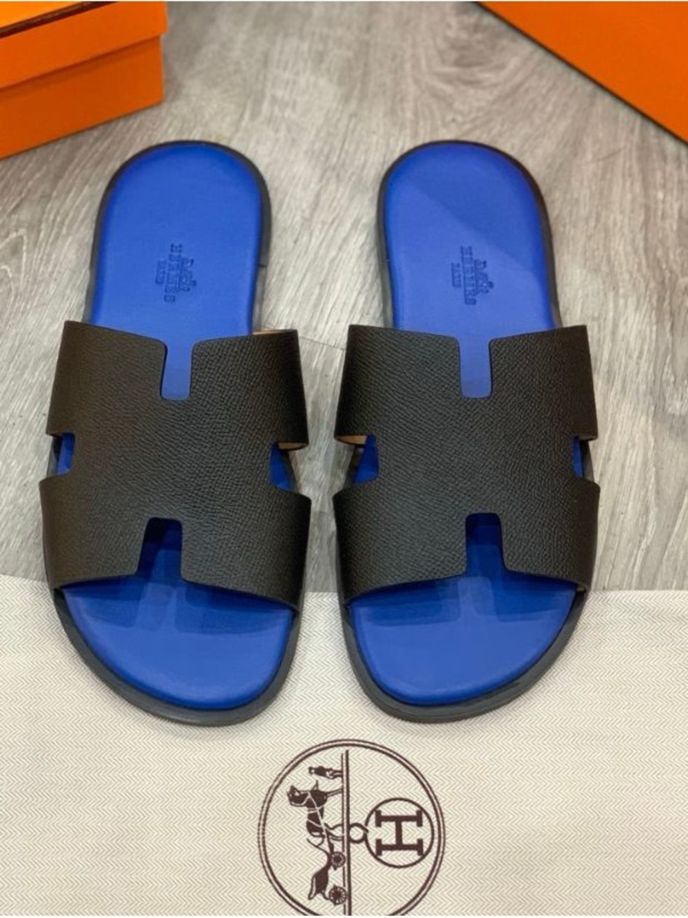 Hermes Izmir Men  Oran Slide Sandals